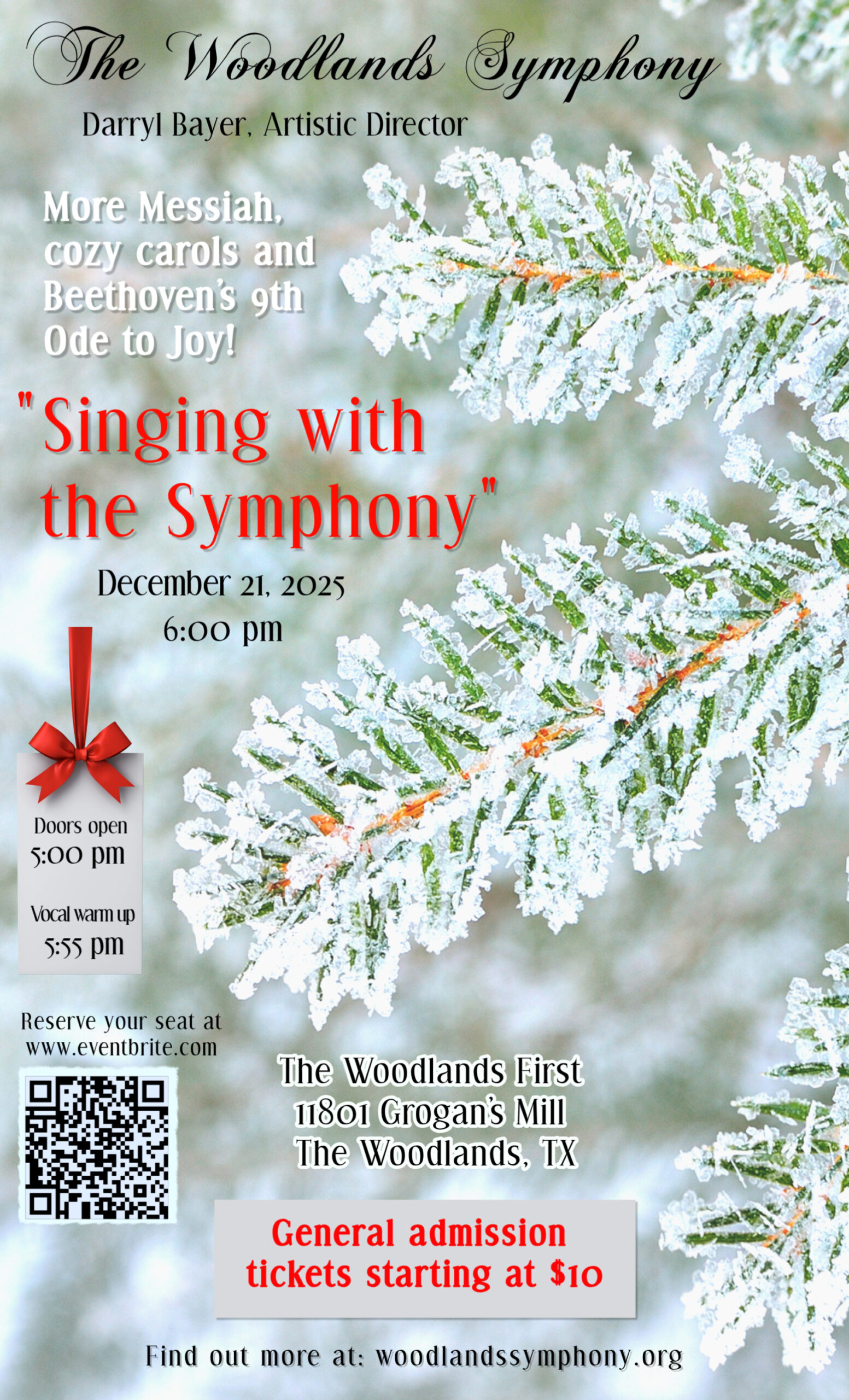 Sing with the Woodlands Symphony